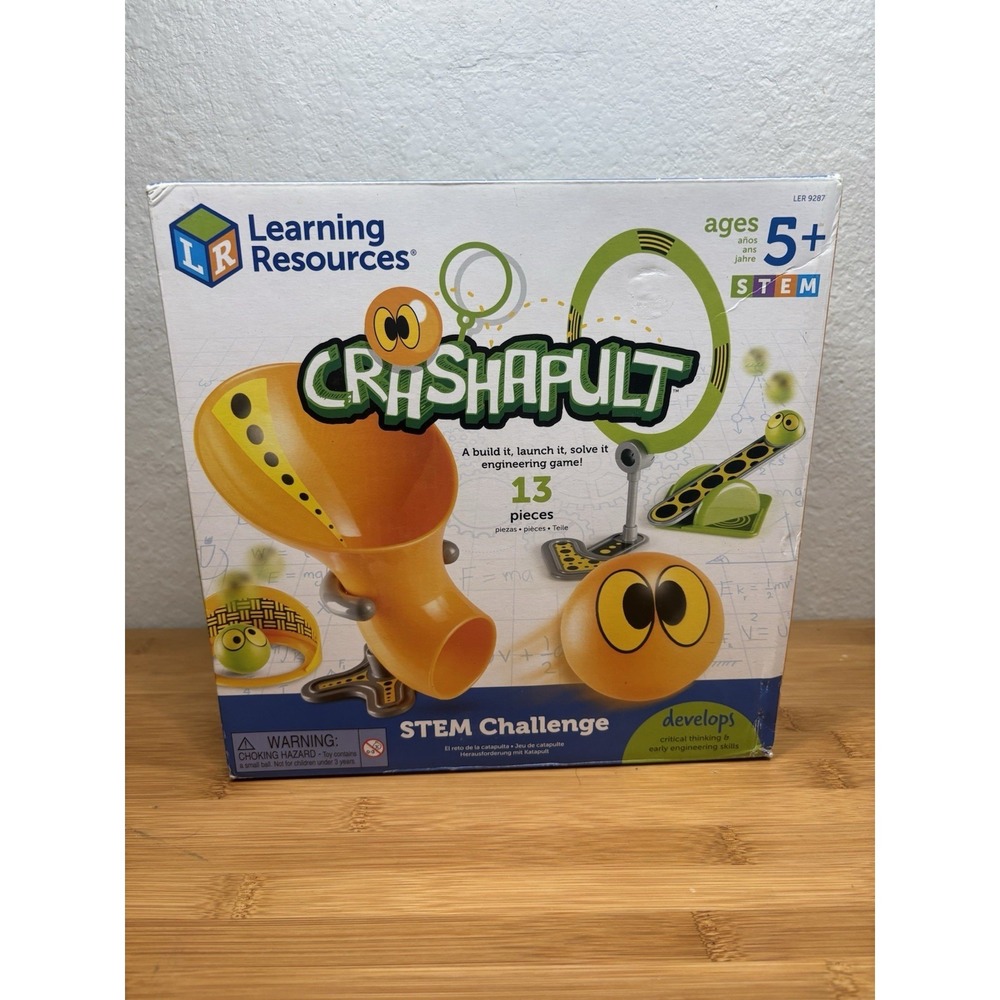 New - Learning Resources Crashapult STEM Challenge - Ages 5+